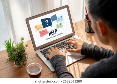 Help screen on the website provide answer to FAQ frequently asked question snugly with knowledge information and solution by customer support