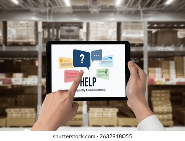 Help screen on the website provide answer to FAQ frequently asked question snugly with knowledge information and solution by customer support