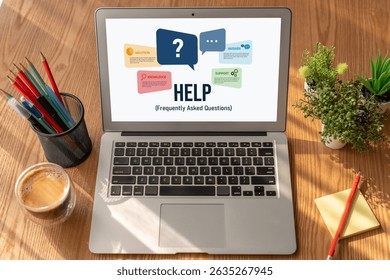Help screen on the website provide answer to FAQ frequently asked question snugly with knowledge information and solution by customer support