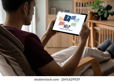 Help screen on the website provide answer to FAQ frequently asked question snugly with knowledge information and solution by customer support