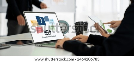 Help screen on the website provide answer to FAQ frequently asked question snugly with knowledge information and solution by customer support