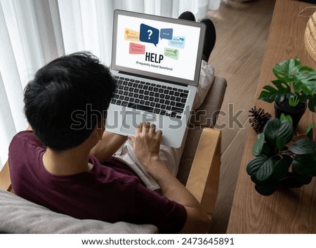 Help screen on the website provide answer to FAQ frequently asked question snugly with knowledge information and solution by customer support