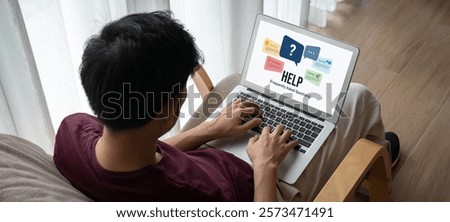 Help screen on the website provide answer to FAQ frequently asked question snugly with knowledge information and solution by customer support