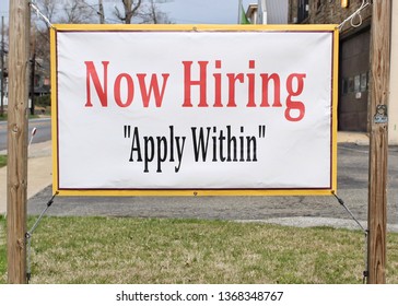 Help Wanted Sign.