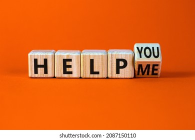 Help You Me Symbol Turned Wooden Stock Photo 2087150110 | Shutterstock