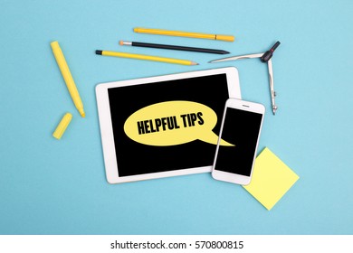 HELPFUL TIPS CONCEPT