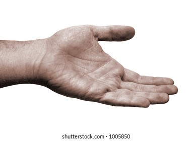 Helping Hand Isolated Stock Photo (Edit Now) 1005850