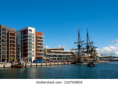 Helsingborg, Sweden - Jun 14, 2022:  The Sailing Ship 