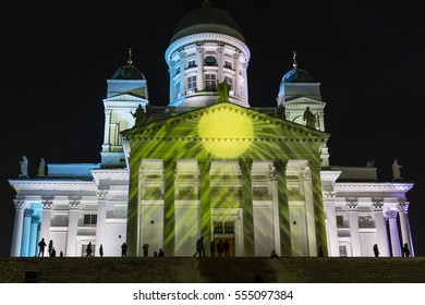 HELSINKI, FINLAND - JANUARY 6, 2017: Lux Helsinki 2017