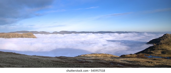 Helvellyn On The Horizon From Crinkle Crags