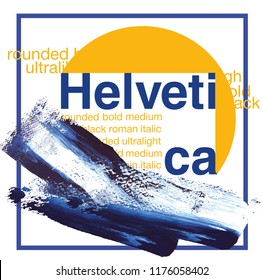 Helvetica Type Poster