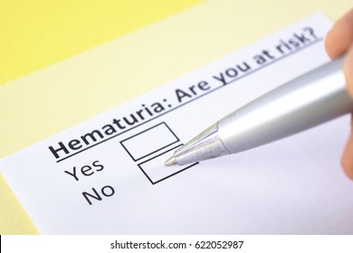 Hematuria: Are You At Risk? No