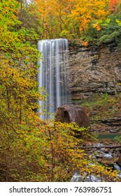 Hemlock Falls At Cloudland Canyon State Park In Rising Fawn Georgia During The Autumn Season