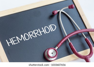 Hemorrhoid Stethoscope Concept Stock Photo 1033607656 | Shutterstock