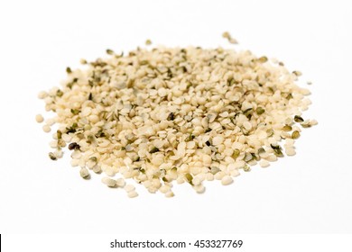  Hemp Hearts Isolated On White