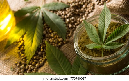 Hemp Products And Leaf