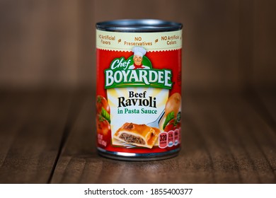 Henderson, Nevada/USA - 11/16/2020: Chef Boyardee Ravioli 