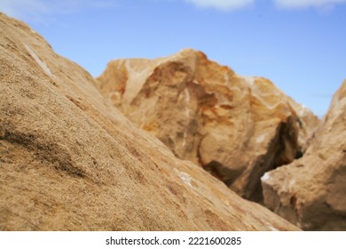 Hengistbury Head Shoreline Landscape In The Summer