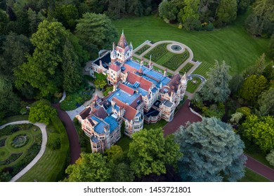 Henley On Thames, England. June 16th, 2019. Aerial Shot Of Friar Park, House To The Late George Harrison, Member Of The Beatles.