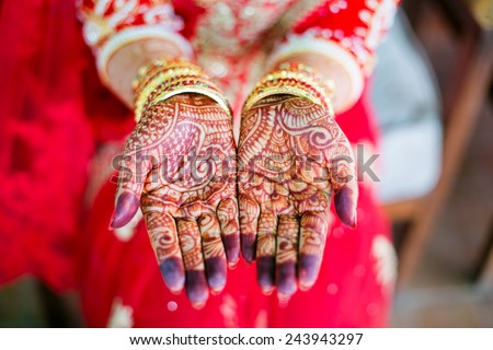 henna wedding design
