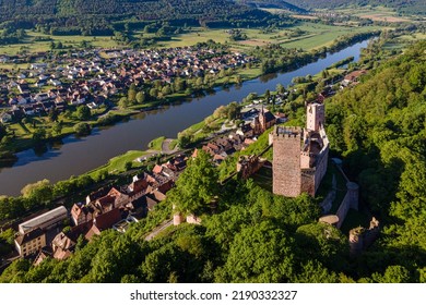 Henneburg Castle In Lower Franconia