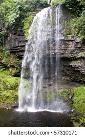 Henrhyd Waterfall In The Brecon Beacons Wales