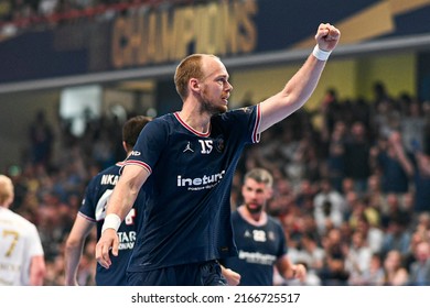 Henrik Toft Hansen During The EHF Champions League, Quarter-finals, 1st Leg Handball Match Between Paris Saint-Germain (PSG) And THW Kiel On May 11, 2022 In Paris, France.