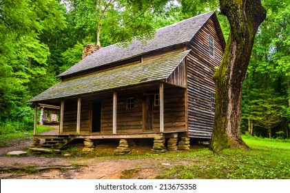 The Henry Whitehead Cabin, At Cade's Cove, Great Smoky Mountains National Park, Tennessee.