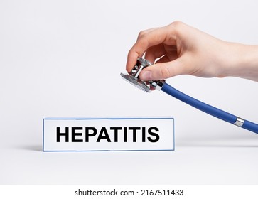 Hepatitis Word, Liver Disease Concept. High Quality Photo