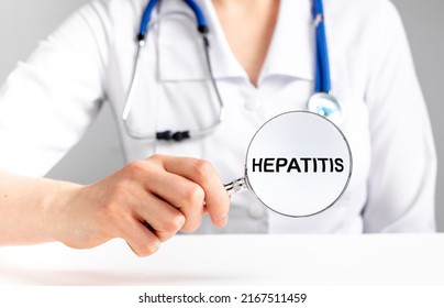 Hepatitis Word, Liver Disease Concept. High Quality Photo