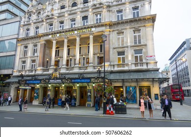 Her Majestys Theatre In London - The Phantom Of The Opera - LONDON / ENGLAND - SEPTEMBER 23, 2016