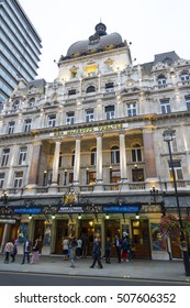 Her Majestys Theatre In London - The Phantom Of The Opera - LONDON / ENGLAND - SEPTEMBER 23, 2016