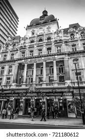 Her Majestys Theatre In London - The Phantom Of The Opera - LONDON / ENGLAND - SEPTEMBER 19, 2016