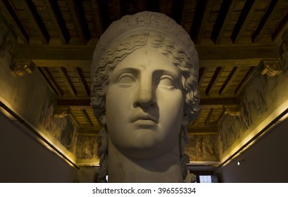 Hera Greek Goddess Marble Statue Portrait