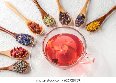 Herb Tea Of The Clean Color