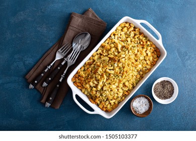 Herbed Bread Stuffing With Celery, Side Dish Recipe