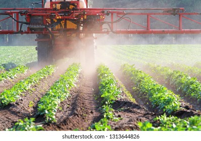 Herbicide Application On Field