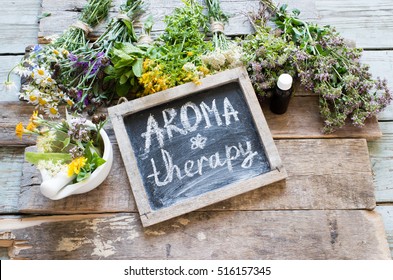 Herbs medicine flowers/aromatherapy set