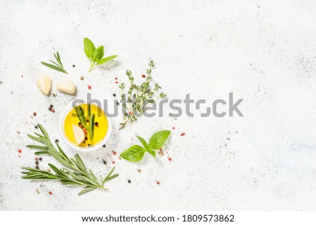 Similar – Image, Stock Photo Bottle with fruit and herbs water