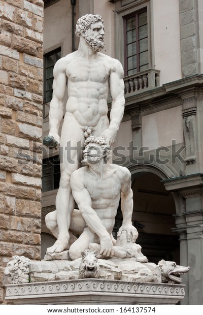 Hercule Cacus Florence Italy Stock Photo Edit Now