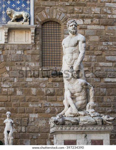 Hercules Cacus Statue Florence Italy Sculpted Stock Photo Edit Now