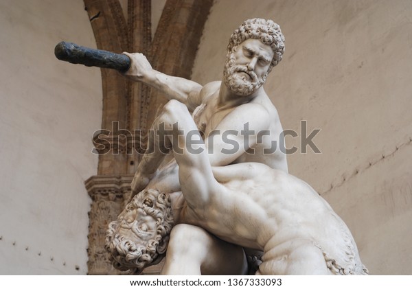 Hercules Nessus Loggia Dei Lanzi Florence Stock Photo Edit Now