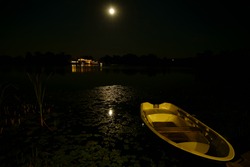 Here Is A Summer Night On The Lake                               