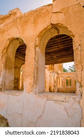 Heritage Architectural Depiction Of Al-Fakhriya Palace In The Kingdom Of Saudi Arabia In Al-Ahsa Governorate, Which Was Inhabited In The Past By Prince Abdullah Bin Jalawi Al Saud