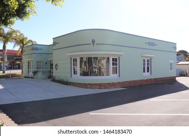 Heritage Art Deco Building, Goolwa, South Australia, 6 July 2019 