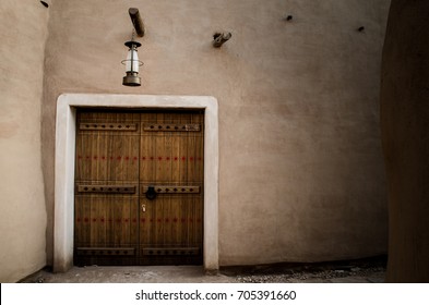 Heritage Old Door In Riyadh Old City 