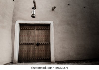 Heritage Old Door In Riyadh Old City 