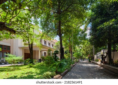 The Heritage ST Louis High School Building At Polisi Istimewa (was DR Soetomo) Road In Keputran Surabaya East Java Indonesia. Captured In November 26th, 2016.