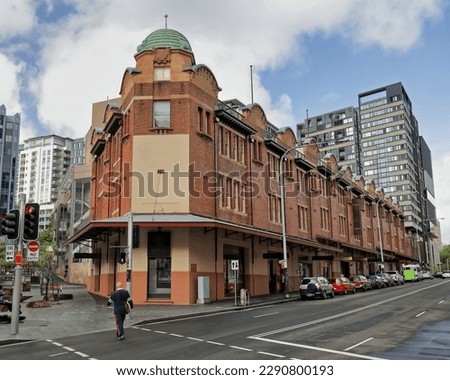 Heritage-listed The Ultimo building from 1911 in the heart of Chinatown-Haymaket suburb. Sydney-Australia-594