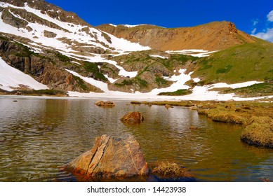 Herman Lake in the Colorado Rockies
